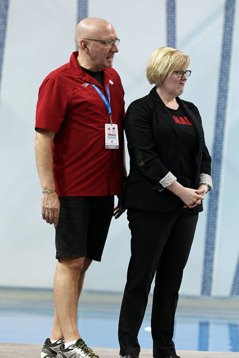 Coach Craig McCord at the 2016 Rio Paralympic Games