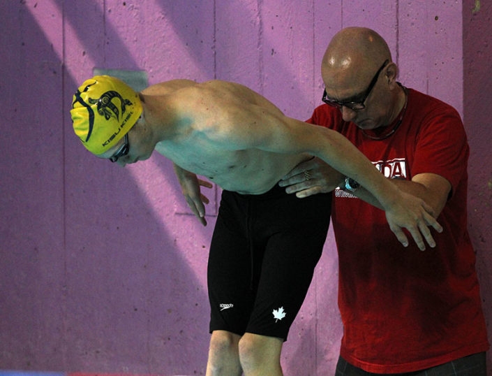 Coach Craig McCord at the 2016 Rio Paralympic Games